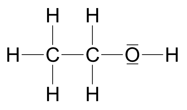 Strukturformel Ethanol